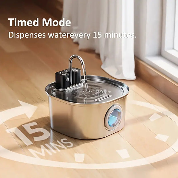 Fontanella per gatti con filtro e sensore